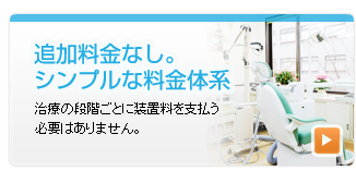 追加料金なし　矯正料金